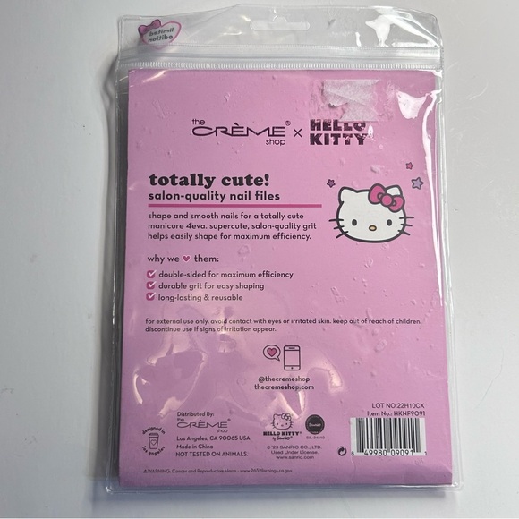 The Crème Shop x Hello‎ Kitty Y2K Totally Cute Nail Files (Set of 5) NEW Package - Picture 9 of 13